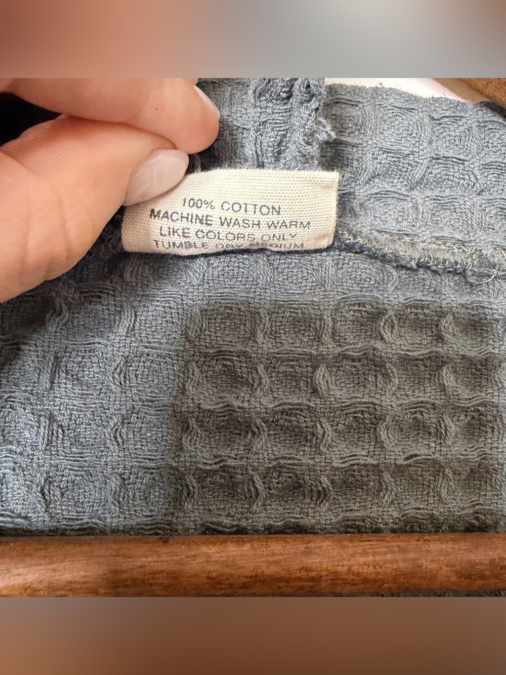 Bathe. Textured Open-Front Robe Cardigan - Charcoal Gray - Picture 5 of 6